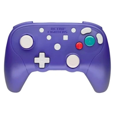 Image of Retro Fighters BattlerGC Wireless 2.4G Controller Purple Gamecube, Game Boy Player, Switch &amp; PC Compatible