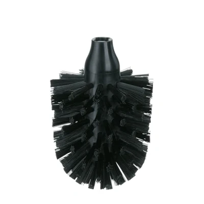 Image of kela La Brosse toilet brush head, black, 12.5 cm, 8 cm diameter