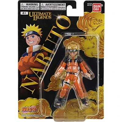 Image of BANDAI Ultimate Legends Naruto Action Figure Child Uzumaki Anime 12cm with 15+ Points Of Articulation Collectable Merch Themed Gifts