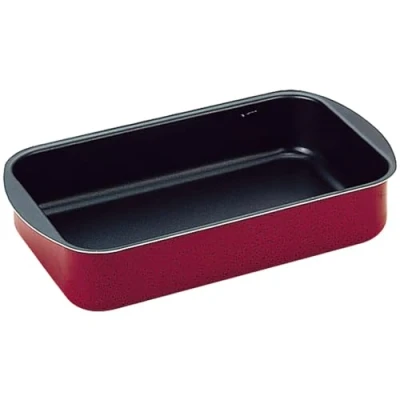 Image of IBILI Roast Pan Venus 35X24X6 Cm, Aluminium, Red, 35 x 24 6 cm
