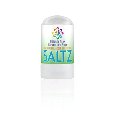 Image of Green Bear SALTZ Natural Deodorant Crystal STICK 100% Ingredients, Fragrance Free, Vegan &amp; Cruelty Unisex for Adults kids (Handy travel size) 50gm