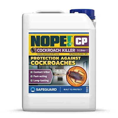Image of NOPE! CP Cockroach Killer Spray (5L) Odourless, Strong, Contact for Home use. HSE Approved