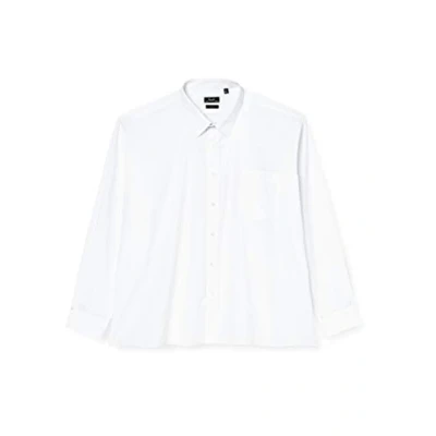 Image of Premier Workwear Mens Long Sleeve Poplin Shirt White Size 20&quot;(50cm)