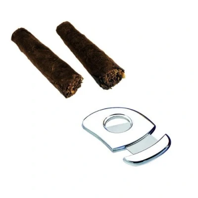 Image of Fine Silver Plated Cigar Cutter