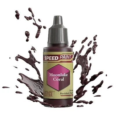 Image of The Army Painter Speedpaint Moonlake Coral 2.0, Single Acrylic Paint 18ml One coat Painting Soloution For Fantasy Tabletop Miniatures Like Warhammer 40k And Dungeons Dragons Figures