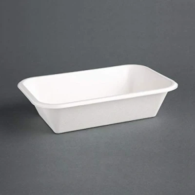 Image of Fiesta Compostable Bagasse Tray 32oz 8.5 x 5.5 (Pack 50)