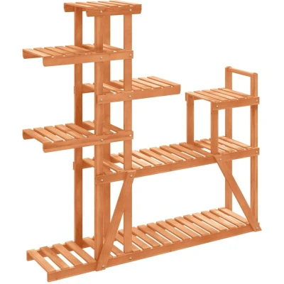 Image of vidaXL Flower Stand 110x25x111 cm Solid Wood Fir