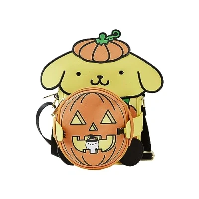 Image of Loungefly Sanrio Pompompurin Halloween Crossbuddies Crossbody, Multi, Standard