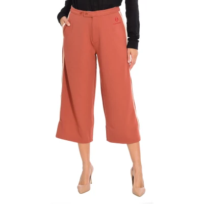 Image of Eleven Paris Womens ETERNITY long pants with side and back pockets 17F2JG501 woman Orange Cotton Size Medium