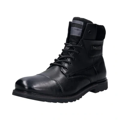 Image of bugatti Men&#039;s Vittore Boots, Black, 10.5 UK