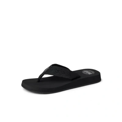 Image of Reef Women&#039;s Sandy Flip Flop, Black, 10 UK