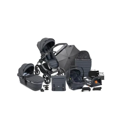 Image of iCandy Peach 7 Complete Bundle Dark Grey with Cocoon Car Seat &amp; Base