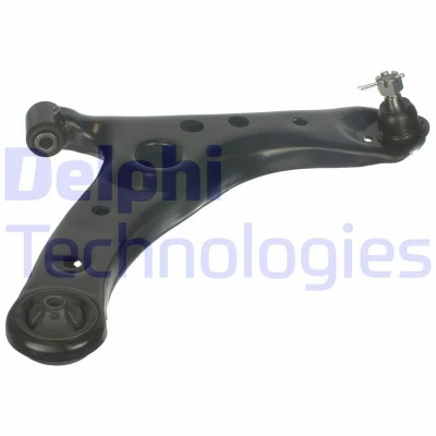Image of 4806829265, 4806849045, 4806849065 Suspension Arm DELPHI TC2853 with ball joint Trailing Sheet Steel TOYOTA: Avensis Verso