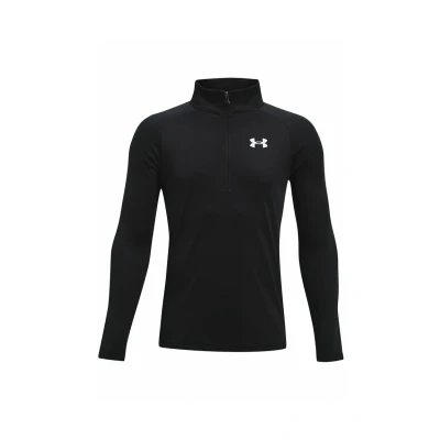 Image of Under Armour TECH 2 0 1 ZIP Long sleeved top Black for kids, Size: 6y,