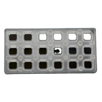 Image of Square DIY Chocolate Transfer Sheet Custom Molds Magnetic Polycarbonate Mould