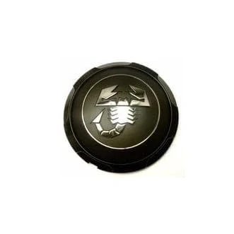 Image of HFLKKC 4pcs Car Hub Centre Caps, For Abarth 500 595 695 Coppa Coppone, 133mm, Waterproof Wheel Cover, Wear Resistant Rim Caps Replacements, Protectors Trim Accessories,Black