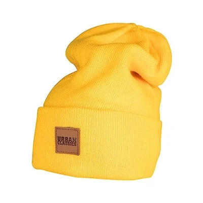 Image of Urban Classics Beanie, Men&#039;s, Size: One Size, Chrome yellow