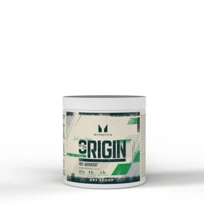 Image of Myprotein Origin Pre Workout Dry Scoop Sour Apples, Energy Booster for Fitness, Exercise, and Protein Shakes, No Water, Mixing