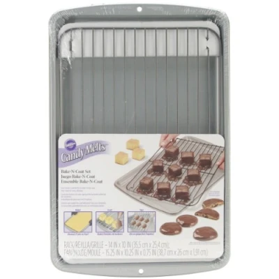 Image of Wilton 0262033 Cooling Grid with Cookie Sheet, Steel