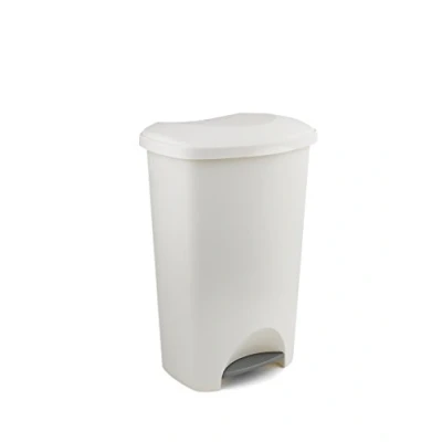 Image of Addis Family Pedal Bin, Linen/Cream, 50 Litre