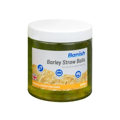 Image of Banish Barley Straw Extract Balls 500ml Pond Water Treatment Blanketweed Algae