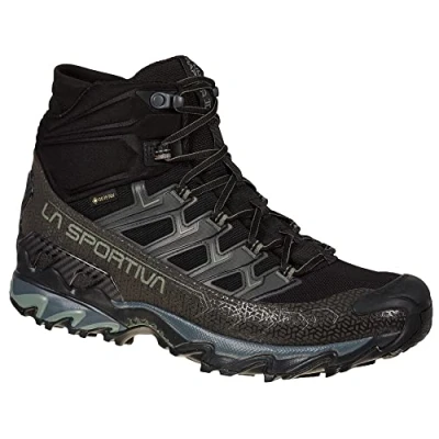 Image of La Sportiva Men&#039;s Ultra Raptor Ii Mid Wide GTX Hiking Boots, Black Clay, 9 UK
