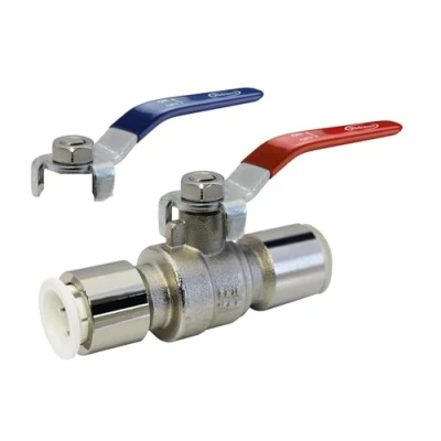 Image of John Guest Speedfit 22mm Brass Bodied Pushfit Ball Valve WRAS Approved