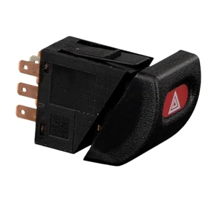 Image of 01241659, 06240138, 090436686, 090437748, 090510922 Switch, hazard light FEBI BILSTEIN 01565 VAUXHALL: Astra Mk3 CC
