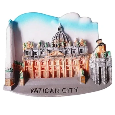 Image of Vatican City Rome Italy 3D Fridge Magnet Souvenir Gift,Home &amp; kitchen Decoration Magnetic Sticker Refrigerator Collection