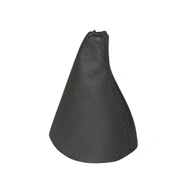 Image of The Tuning Shop Ltd For Citroen Dispatch II 2007 2014 Gear Stick Gaiter Black Genuine Leather