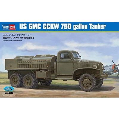 Image of Hobbyboss 1:35 Scale US GMC CCKW 750 gallon Tanker Version Assembly Kit