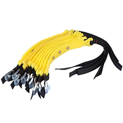 Image of Gugxiom Snow Car Tyre Belts, 10Pcs Adjustable Emergency Chains Tire Anti Skid Straps Ice Mud Sand Road Security Wheel Universal Fit For Truck SUV