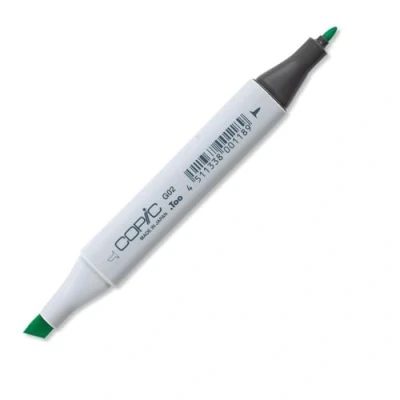 Image of Copic Classic Coloured Marker Pen (G 02) Spectrum Green, For Art &amp; Crafts, Colouring, Graphics, Highlighter, Design, Anime, Professional Beginners, Supplies Colouring Books