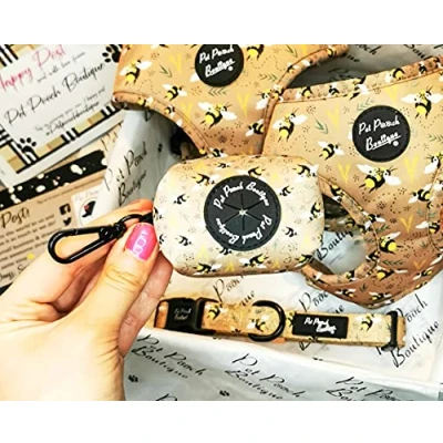 Image of Pet Pooch Boutique Honey Bumble Bee Dog Poo Bag Holder