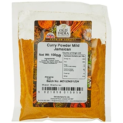 Image of Old India Curry Powder Mild Jamaican 100g