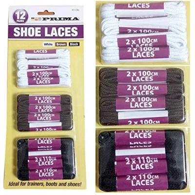 Image of Shoe Laces 12 Pairs