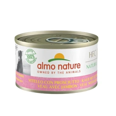 Image of Almo Nature HFC Cuisine Beef and Ham Wet Dog Food, 95 g, Pack of 24