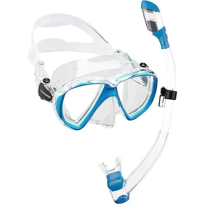 Image of Cressi Ranger &amp; Tao Dry Snorkeling Combo Set