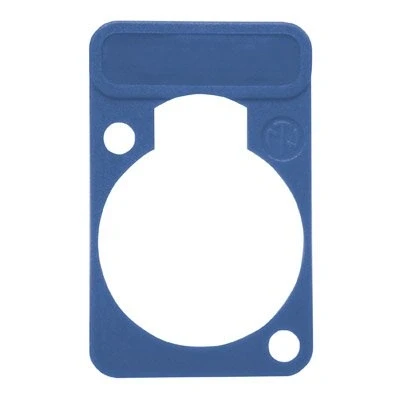 Image of Neutrik DSS0XLR Coloured Lettering Plate (Colour Blue)