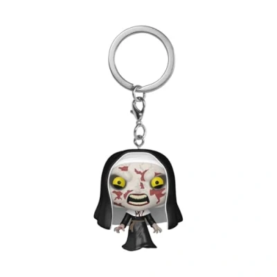 Image of Funko Pop! Keychain: the Nun I 2 Novelty Keyring Collectable Mini Figure Stocking Filler Gift Idea Official Merchandise Movies Fans Backpack Decor