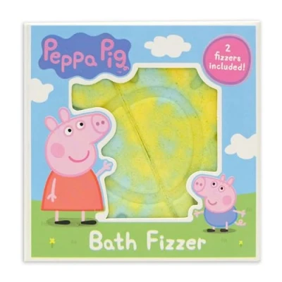 Image of Peppa Pig Bath Fizzer Duo, Kid’s Bombs for 3 Year Olds and Older, Pineapple Blueberry Scented, Mild &amp; Gentle on Skin, 1 Pack