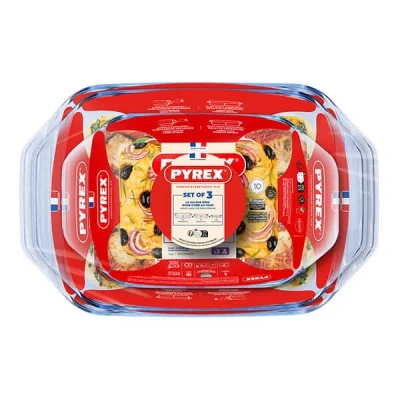 Image of Pyrex ovenproof dish 40 x 9 25 cm
