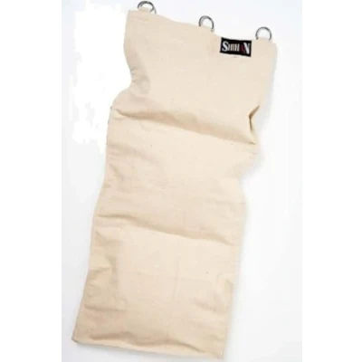 Image of Kung Fu SAND Wall Punch Bag 3 Section WHITE, Wing Chun,Wall Boxing Strike Bag,Punch Mitts