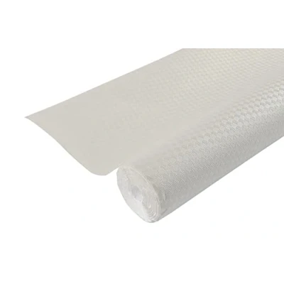 Image of Disposable tablecloth in embossed paper Unique, aesthetic and deep embossing Roll 20 M long 1.18 wide Made France white