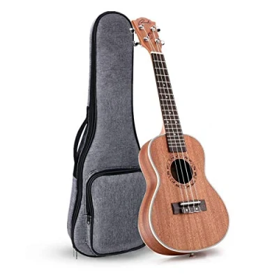 Image of Ranch Left handed Concert Ukulele 23 inch Professional Wooden ukelele Instrument with Padded Ukele Gig Bag