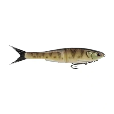 Image of Berkley PowerBait® Nessie Glide Bait, Perch, 7 in, Fishing Bait with Irresistible Flavor, Soft Swimbait Ideal for Bass Fishing, Equipped Fusion19 Hook