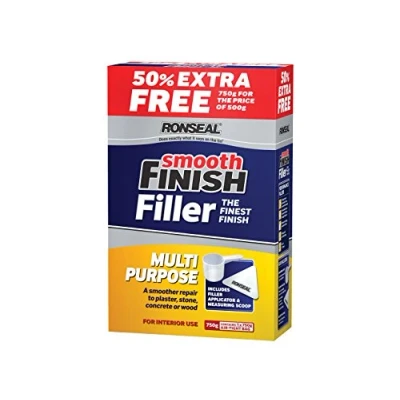 Image of Ronseal RSLMPLF500VP 500 g Smooth Finish Multi Purpose Interior Wall Powder Filler