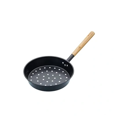 Image of KitchenCraft Chestnut Pan Carbon Steel