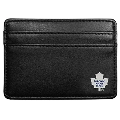 Image of Siskiyou Sports NHL Toronto Maple Leafs Leather Weekend Wallet, Black