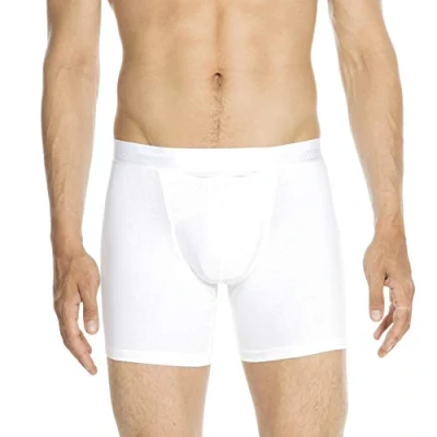 Image of HOM, Mens, HO1 Long Boxer Briefs, White, M